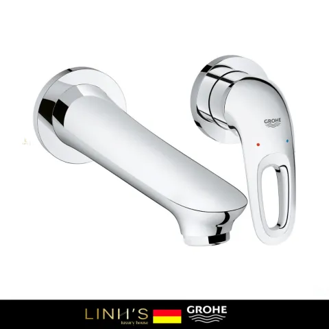 Vòi lavabo âm tường GROHE Eurostyle 2-Loch-Waschtischbatterie 19571003