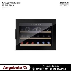 Tủ Giữ Rượu CASO WineSafe 18 EB Black