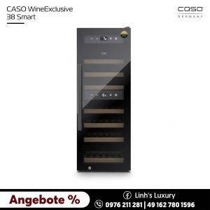 Tủ Bảo Quản Rượu CASO WineExclusive 38 Smart