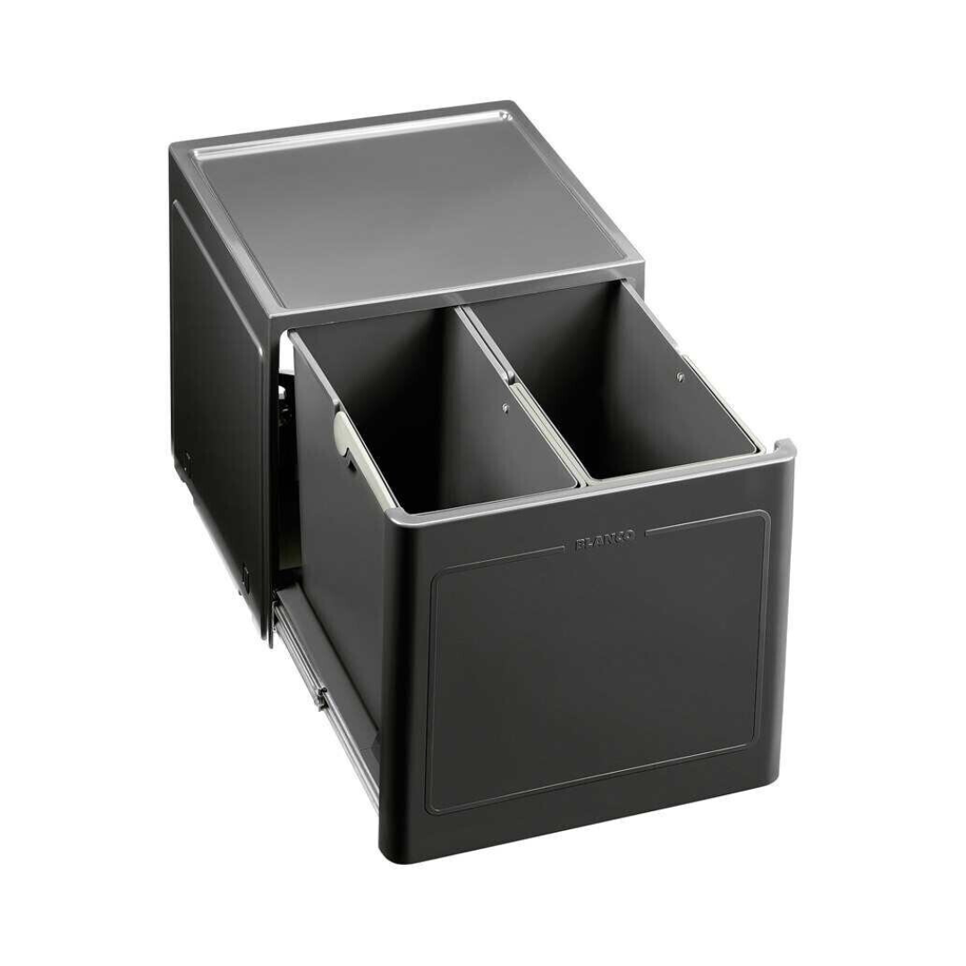 Thùng rác 2 ngăn BLANCO BOTTON Pro 45/2 517468 Built-in waste bin automatic