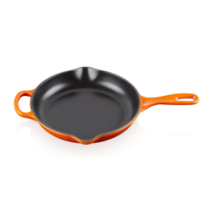 Chảo gang tròn LeCreuset 23cm màu cam