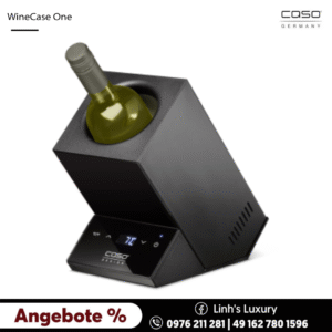 Bình Giữ Lạnh Rượu Caso WineCase One Black 614