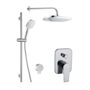 Kielle Harmonia - Duschset mit Unterputzarmatur, mit Zubehör und Einbaukörper, verchromt 20623SP10 (kielle 10323200; 20418000, 20901000, 20201000, 20501000, 20118000) - bộ sen âm