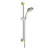 Hansgrohe Raindance Classic Brauseset 100 3jet Chrom / Gold Optik 27843090 - Bộ tay sen