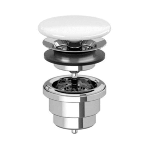 Villeroy & Boch 68080001 ( chậu có thoát tràn, ko giữ nước) - Chặn chậu sứ (bộ)