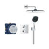 Grohe Precision Thermostat Duschsystem mit Vitalio Comfort 250 - Chrom 34882000 - sen âm tường