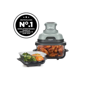 Nồi chiên không dầu Ninja CRISPi 4-in-1 Tragbare Glas-Heißluftfritteuse Sage - FN101EUSG