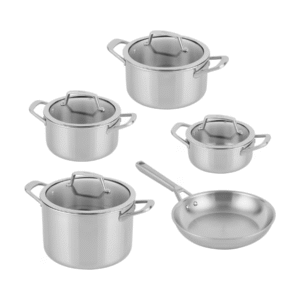 Bộ nồi Ninja EverClad 5-teiliges Set aus Edelstahl C95000DE