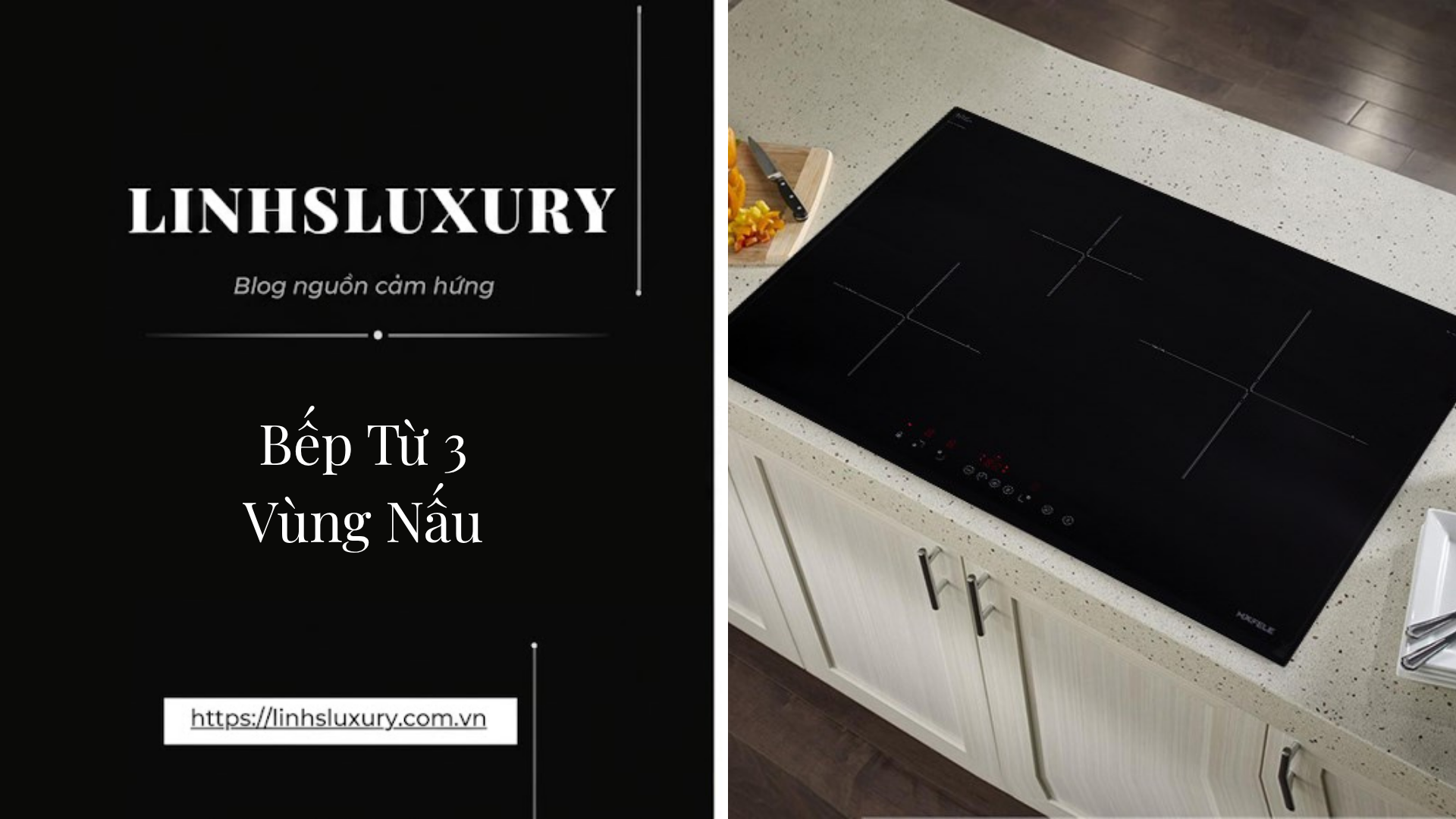 Bếp Từ 3 Vùng Nấu | Linh's Luxury