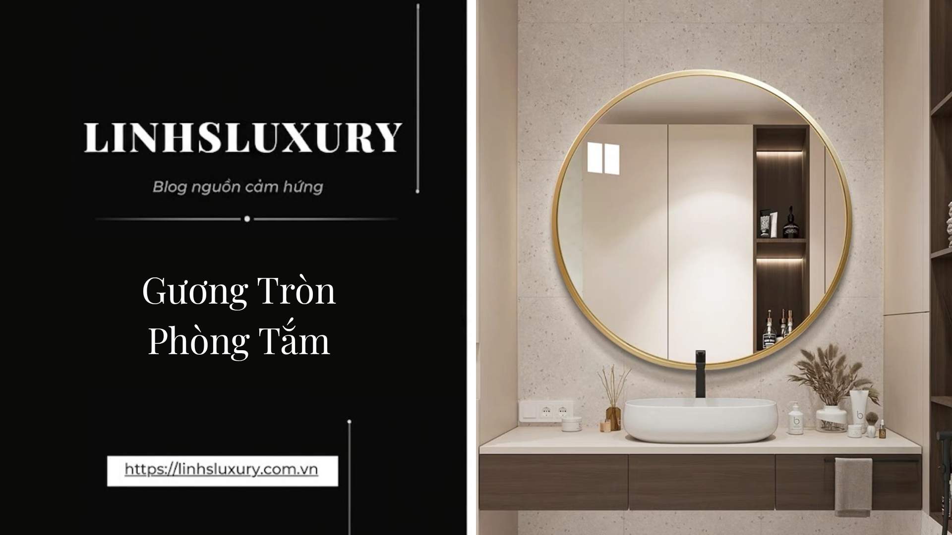 Gương Tròn Phòng Tắm | Linh's Luxury
