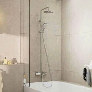Sen cây tắm đứng Hansgrohe Vernis Blend Showerpipe 200 1jet with Bath Thermostat 26274000